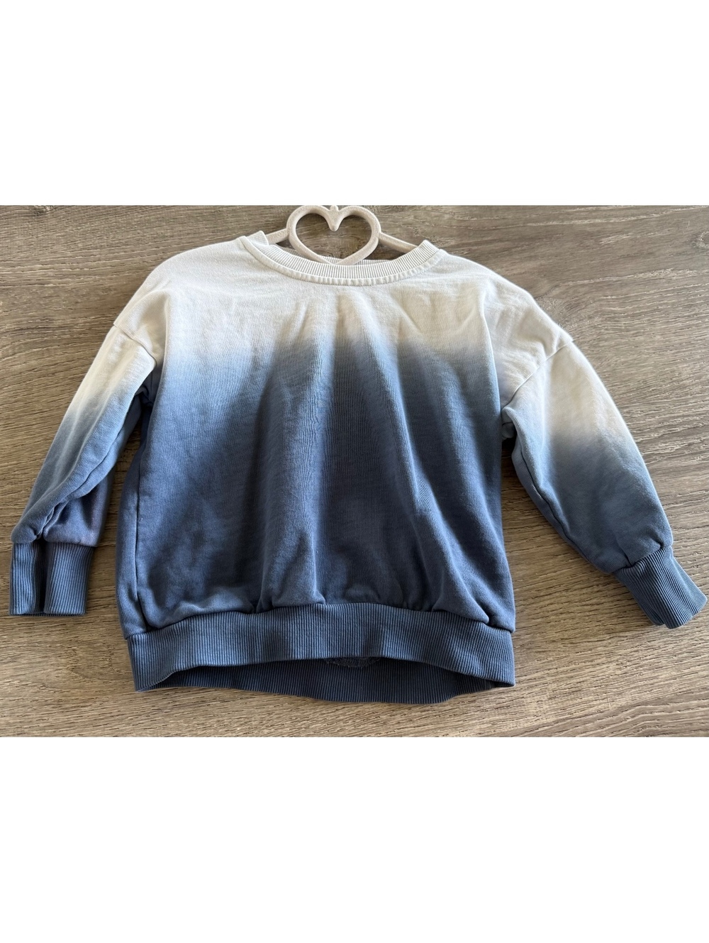 Little Bipsy toddler blue ombre sweatshirt 12-18M